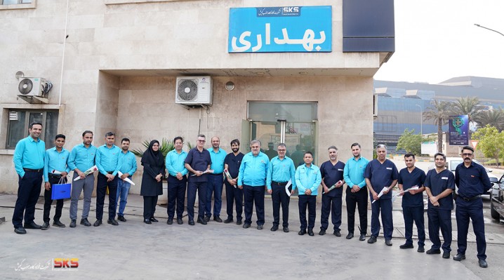 تجلیل از مدافعان سلامت و همکار روشن‌دل شرکت فولاد کاوه جنوب کیش