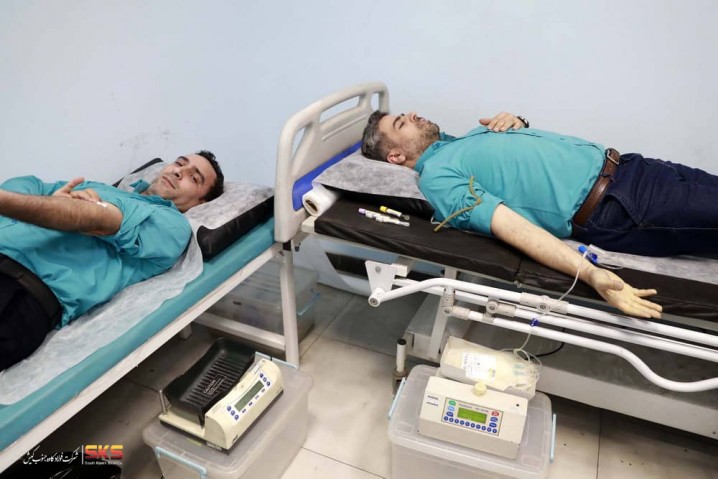 تامین بخشی از نیاز بانک خون استان توسط کارکنان فولاد کاوه
